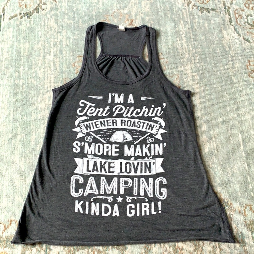 Camping Racerback Tank